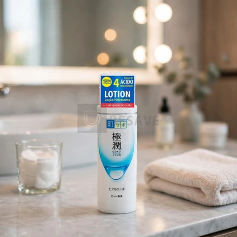 Hada Labo® Gokujyun Lotion – Loção Hidratante facial com Ácido Hialurônico fermentado com lactobacilos 170ml