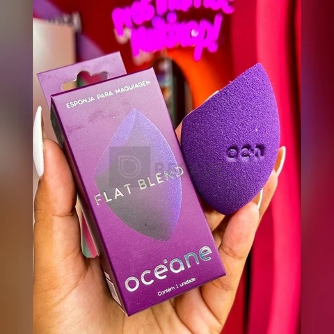 Océane Esponja De Maquiagem Roxo Flat Blend Roxo