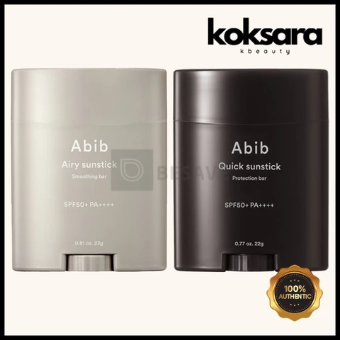 Abib Sunstick Bar 2types (Airy,quick) SPF50+PA++++