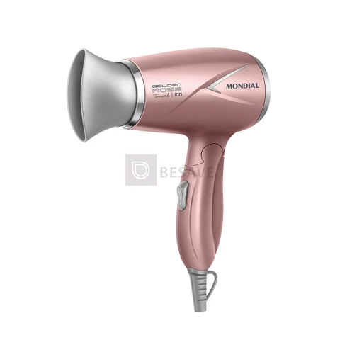 MONDIAL Secador de Cabelos Travel, Golden Rose, 1200W, Bivolt - SC-47-GR