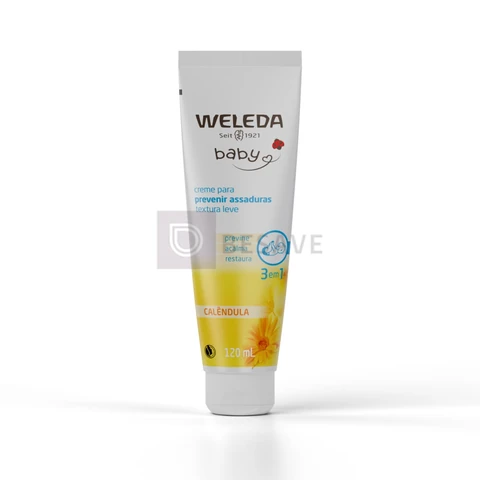 Weleda Babycreme de Calêndula | Proteção Natural Contra Assaduras | Fórmula Suave com Calêndula e Camomila | 120 ml