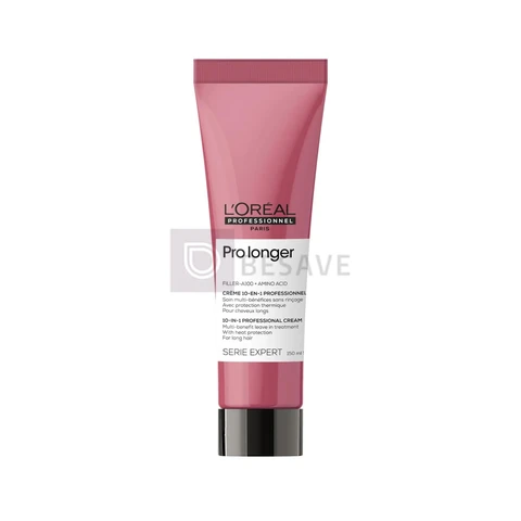 L'Oréal Professionnel Leave-In Pro Longer | Para Cabelos Finos | Preenche E Reduz Visivelmente A Aparência De Pontas Duplas | Pontas Mais Preenchidas E Brilho | 150Ml