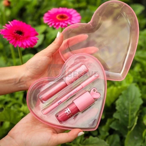 Kit Fran Love Kit Gloss Labial E Lápis Labial By Franciny