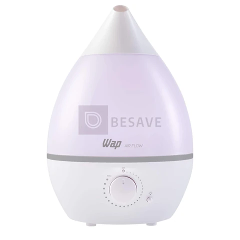 WAP Umidificador de Ar AIR FLOW com Luminária e Difusor de Aromas, 4 Litros, Autonomia de até 12 horas, 20W Bivolt