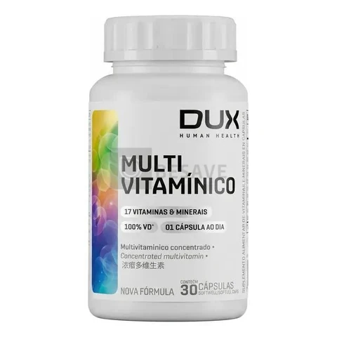 Multivitamínico - Pote 30 Cápsulas Dux Nutrition