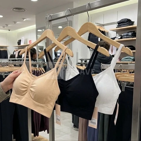 Kit 3 Top Sutiã Sem Costura Com Alça Ajustável Sensual Macio