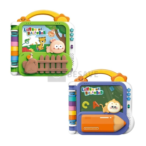 Livro Educativo Interativo de Palavras para Bebê - Maxi Baby
