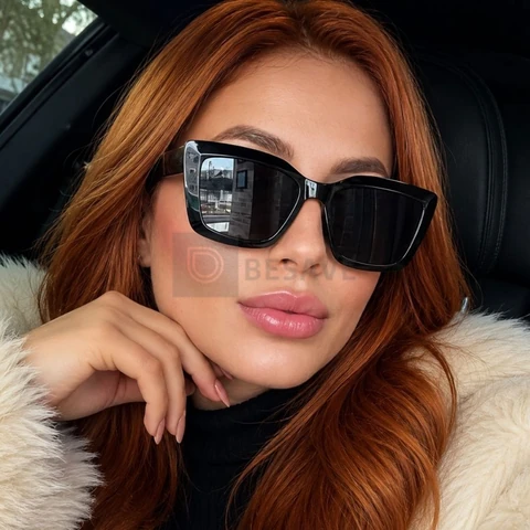 Óculos Feminino Estilo Gatinho em Acetato Desiner Moderno Verão 2027 Com Proteção UV 400 Oferta