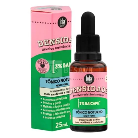 Densidade Tônico Noturno Capilar 25ml, Lola Cosmetics