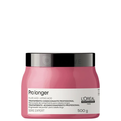 L'Oréal Professionnel Máscara de Tratamento Pro Longer, Reduz a Quebra e Aparência de Pontas Duplas, Adiciona Suavidade e Brilho, Para cabelos finos e com afinamento, 500g