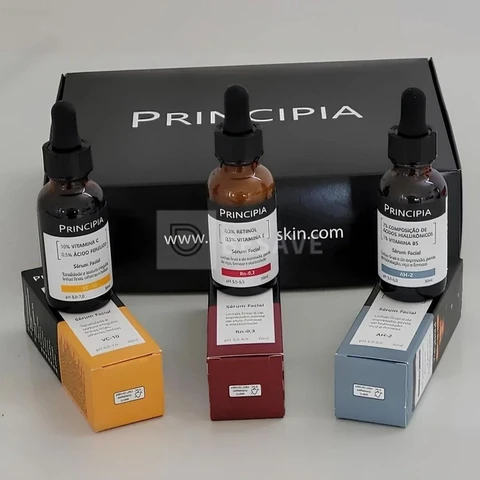 Principia Kit C/3 Séruns Vitamina C + Retinol + Hialurônicos