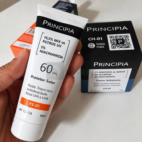 Principia Kit Hidratação E Proteção Facial Ch-o1 + Ps-01 Todo Tipo De Pele Dia/noite