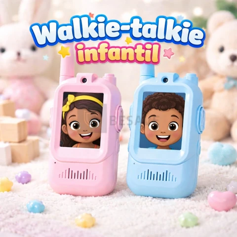 Interfone De Video Infantil walkie-talkie Para Meninos E Meninas Brinquedos Telefone Carregamento Sem Fio Crianças