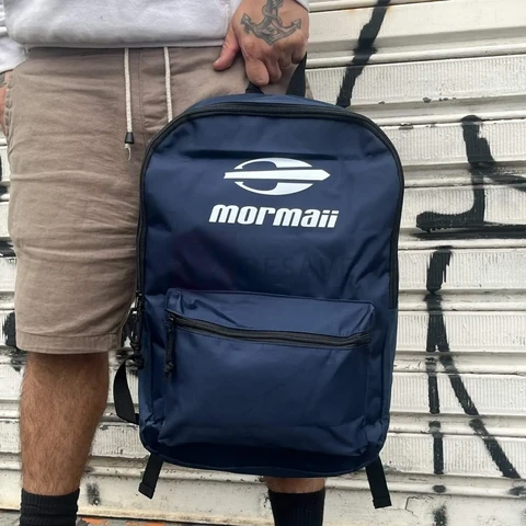 Mochila Mormaii Resistente Casual 21 Litros Básica Azul