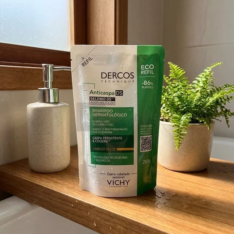 Vichy, Dercos Shampoo Anticaspa Intensivo para Cabelos Secos