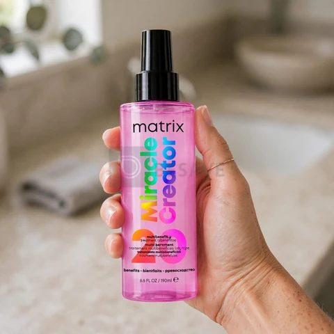 Matrix, Spray Multibenefícios, Miracle Creator, Para Todos Os Tipos De Cabelo, 20 Benefícios, Multifuncional, Leave-in Em Spray, Revitaliza, Nutre E Protege Termicamente, 190ml