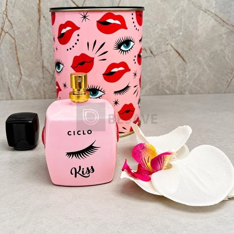 Perfume Deo Colônia Kiss Com Caixa Feminino 100ml Ciclo Cosméticos Presente