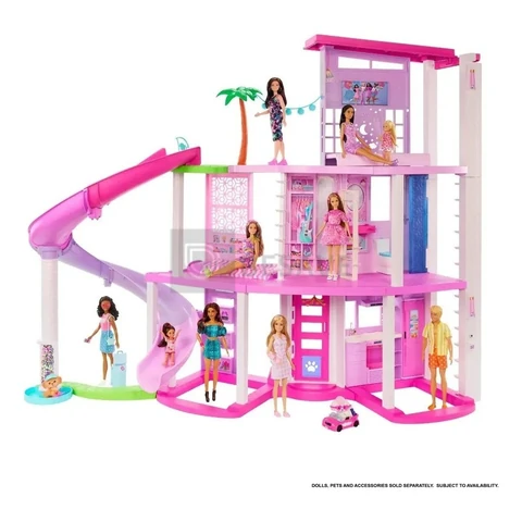 Casa dos Sonhos da Barbie conjunto de brinquedos Com Piscina E Acessórios Com 2 Andares Para Crianças A Partir De 3 Anos Casa da Barbie