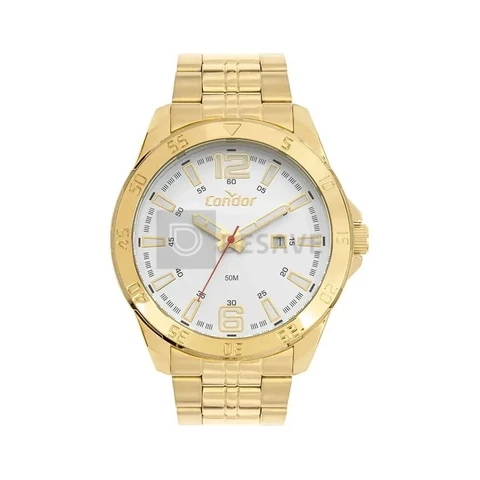 Relógio Condor Masculino Drive Dourado - Co2115ncg/4k Prata Dourado Dourado