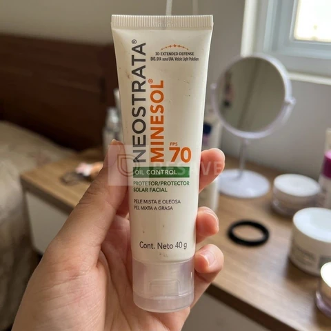Protetor Solar Facial Neostrata Minesol Oil Control Sem Cor FPS 70, 40g