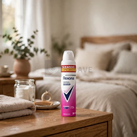 Rexona Desodorante Antitranspirante Aerossol Powder Dry 250 ML, Leve Mais Pague Menos, Embalagem Pode Variar