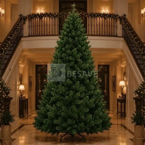 Árvore De Natal 3 Metros Shopping Tradicional Pinheiro Verde Cheia Grande