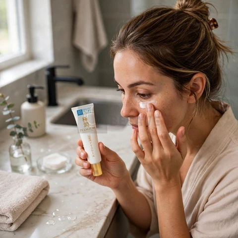 Hada Labo® Gokujyun Premium Eye Care - Creme hidratante para área dos olhos com Efeito Lifting 20g