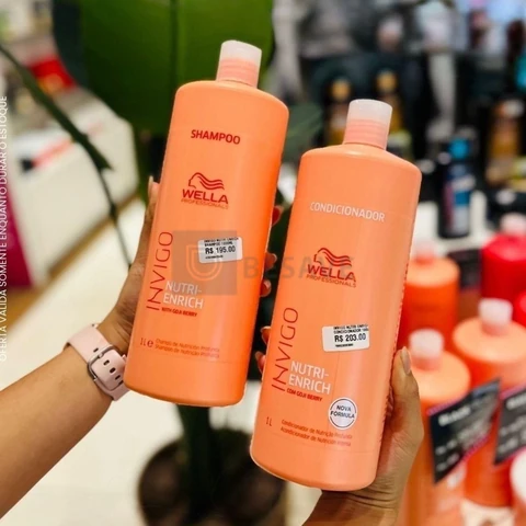 Shampoo Invigo Nutri Enrich Wella Professionals 1000 ml
