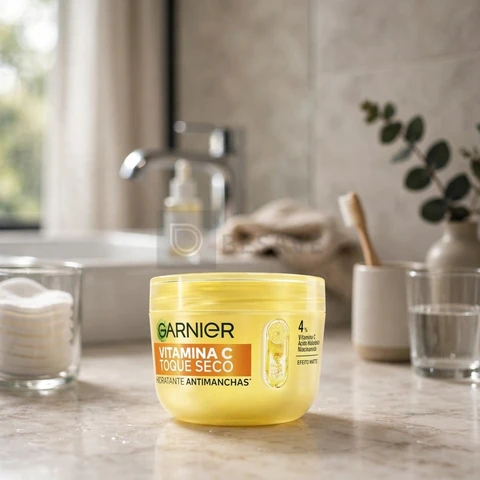 Skin Care Hidratante Facial Garnier Uniform & Matte Toque Seco 85g