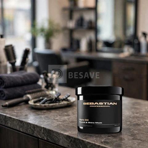 Sebastian Professional, Dark Oil, Máscara de nutrição, brilho e maciez para todos os tipos de cabelo, 500ml