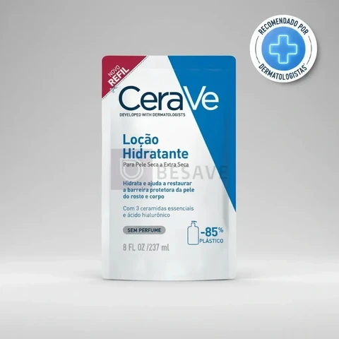 Loção Hidratante Para Pele Seca A Extra Seca Refil 237ml Cerave