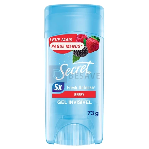 Secret Desodorante Antitranspirante em Gel Berry 73g