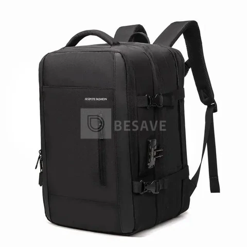 Mochila Para Notebook Impermeável com Porta USB e Senha Para Homem