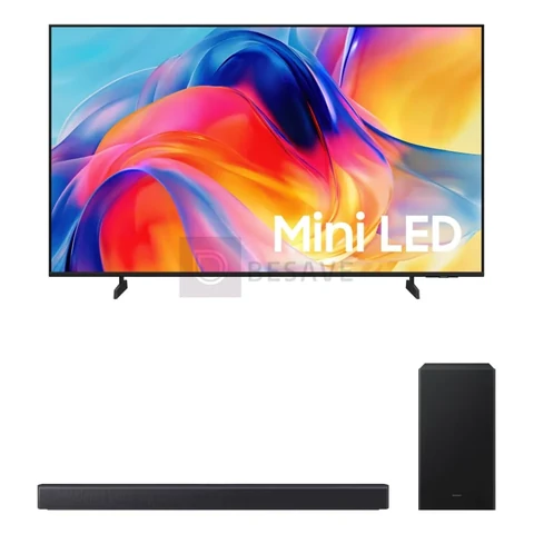 Samsung Smart Tv 50 Mini Led 4k M75h + Soundbar Hw-b450f