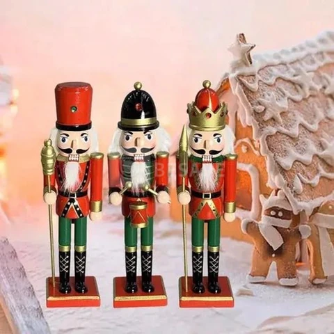 Kit 3 Soldadinho Quebra Nozes Infeito Natalino Natal