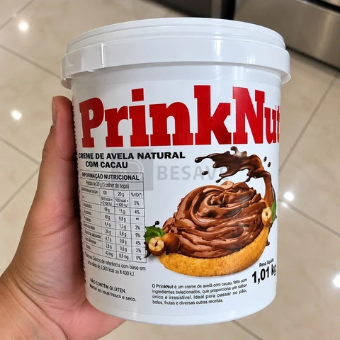 Creme de Avelã com Cacau Prink Nut. (1kg)..
