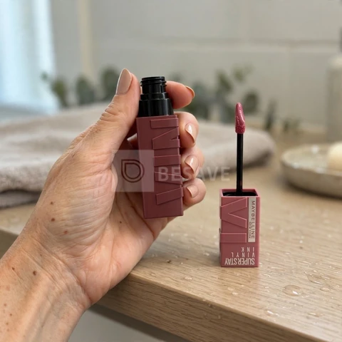 Batom Líquido Vinil Espelhado SuperStay Vinyl Ink Maybelline Cheeky 4,2ml