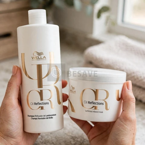 Kit Wella Professionals Oil Reflections Shampoo E Máscara
