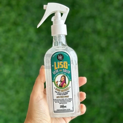 Liso Leve e Solto Spray Antifrizz 200ml, Lola Cosmetics