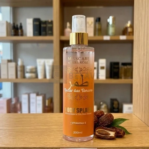 Body Splash Colônia Árabe Feminino Néctar Das Tâmaras 200ml
