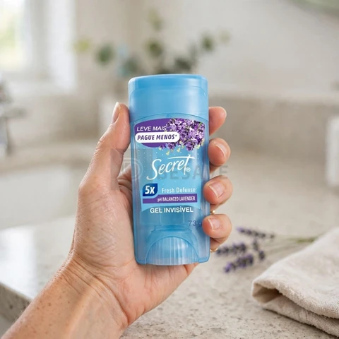 Secret Desodorante Antitranspirante em Gel Lavanda 73g