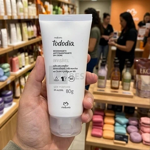 Desodorante Em Creme Natura Tododia Sem Perfume 80g