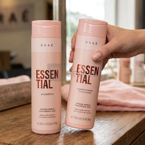Kit Braé Essential Duo Diário Shampoo/Condicionador para Cabelos Danificados