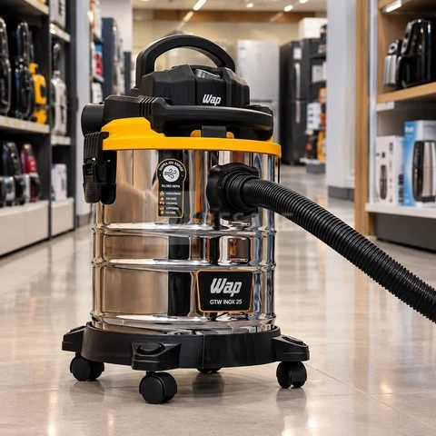 Aspirador de Pó e Água Wap GTW Inox 25 - 25 LITROS