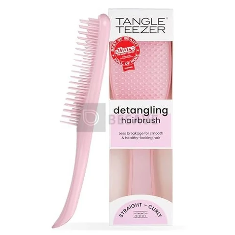 Tangle Teezer - Escova de cabelo desembaraçadora The Wet Detangler Millenial Pink para todos os tipos de cabelo, molhados. Cor: Rosa claro