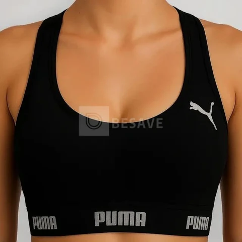 Top Puma Academia Fitness Original Nadador Alta Sustentação