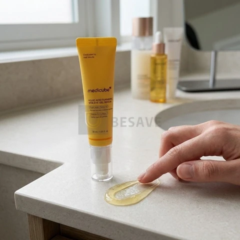 Medicube Sérum Gel Iluminador Olhos Ácido Kójico Cúrcuma Todo Tipo De Pele Dia/noite