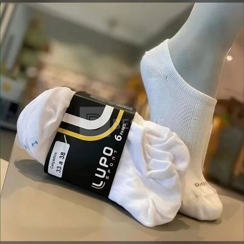 Kit 10 Pares De Meias Lupo Soquete Invisível Sport
