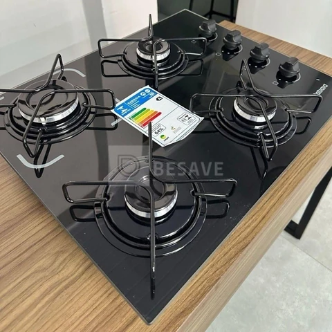 Cooktop Itatiaia Essencial 4 Bocas cor Preto