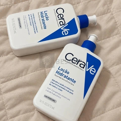 Loção Hidratante Corporal Sem Perfume, com Ceramidas Essenciais e Ácido Hialurônico, Textura Fluida CeraVe 473ml